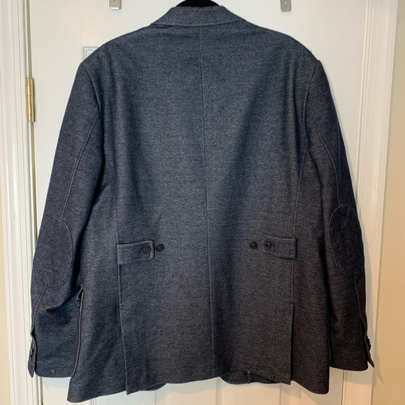 Johnston & Murphy Stretch Textured Knit Blazer - XL - Skull Design💀Lining - Picture 5 of 10